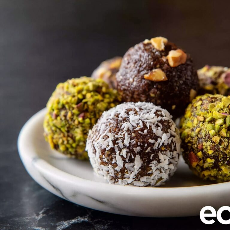 Chocolate Cocoa Date Balls Recipe