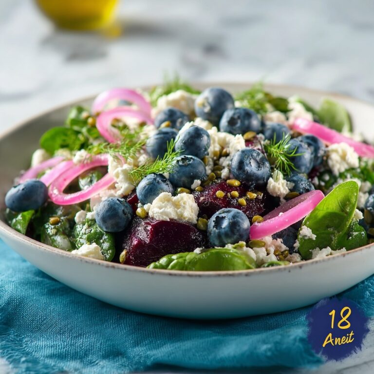Blueberry Pistachio Feta Salad for Easy Brunch Recipe