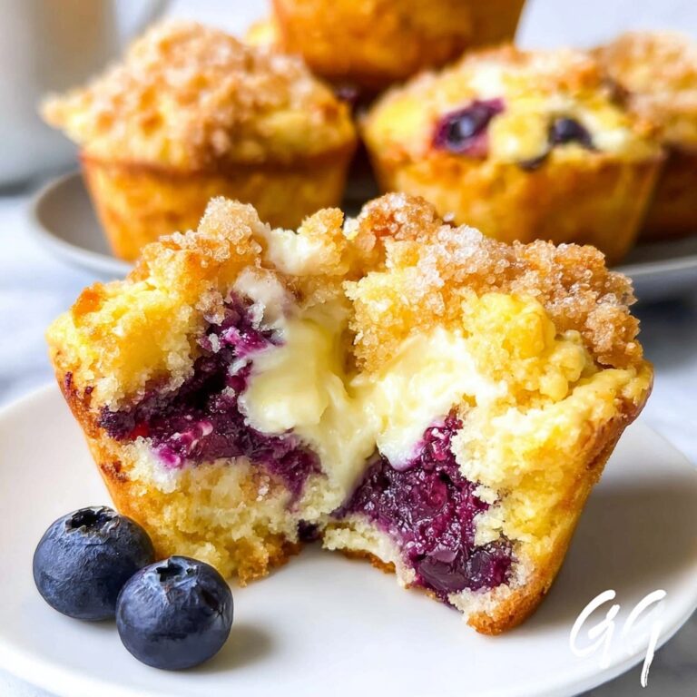 Blueberry Cream Cheese Muffins Recipe