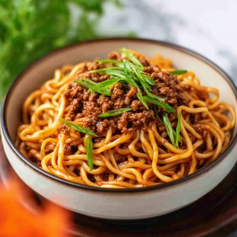 Mongolian Ground Beef Noodles Recipe