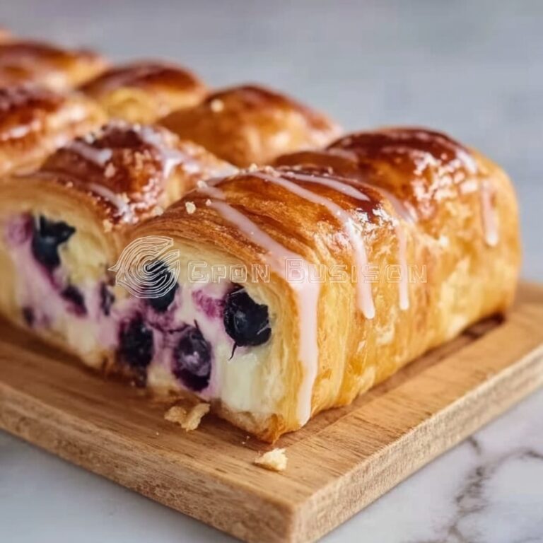 Blueberry Cream Cheese Pastry Braid Recipe