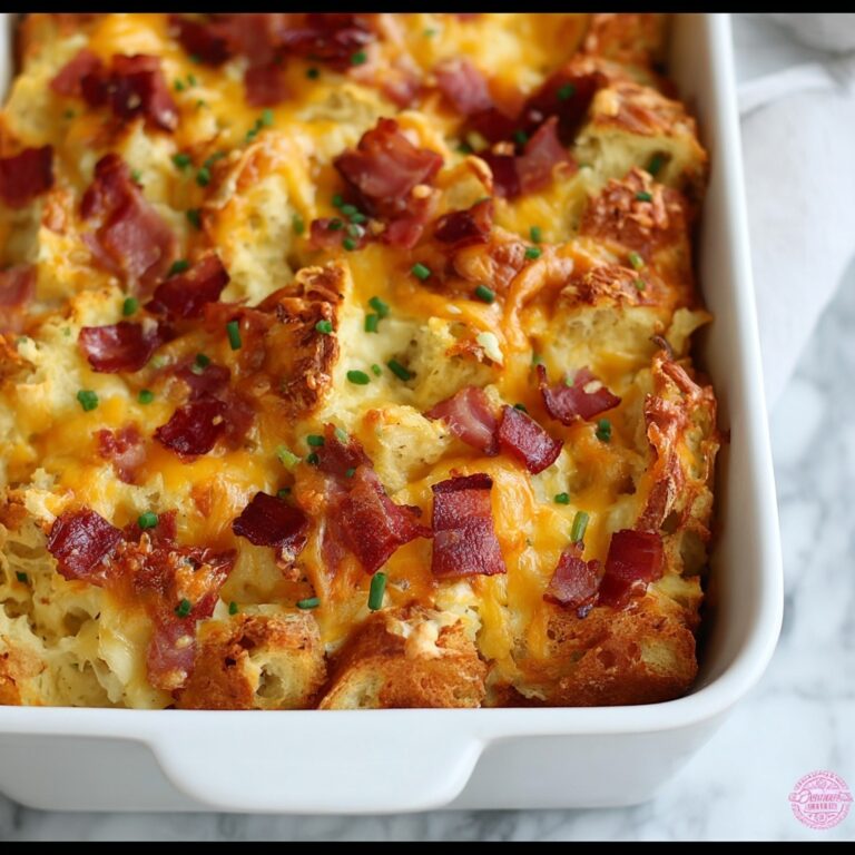 Bacon, Egg and Cheese Croissant Bake Recipe