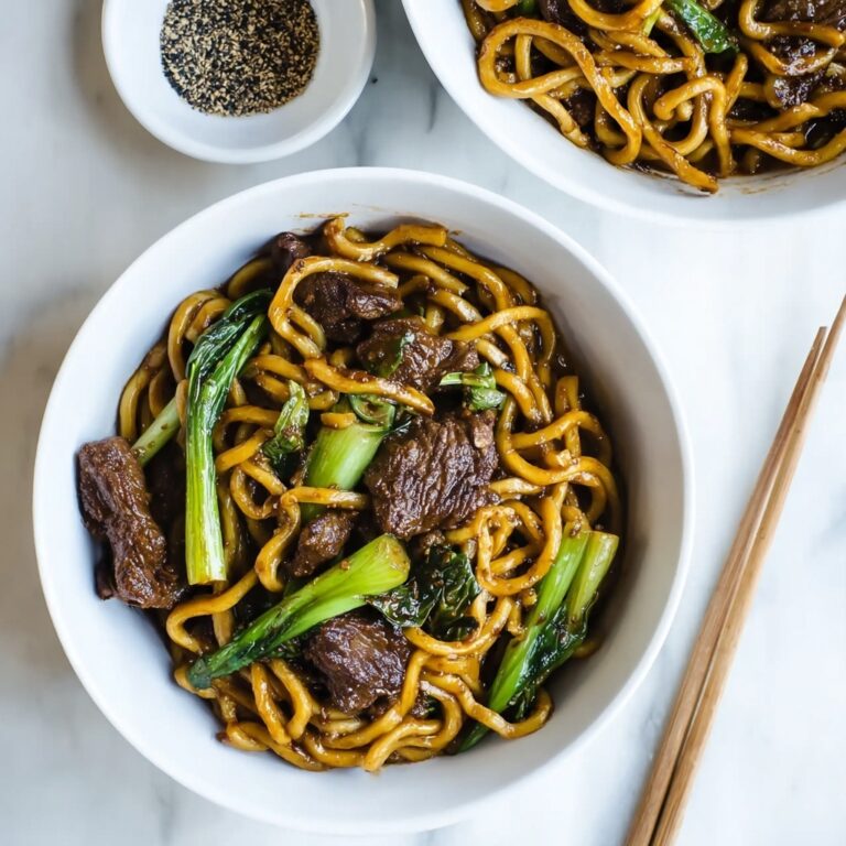 Black Pepper Beef Noodles Recipe