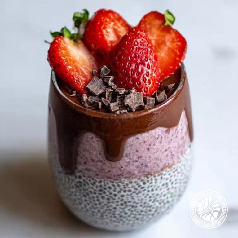 Chocolate-Covered Strawberry Chia Pudding Recipe