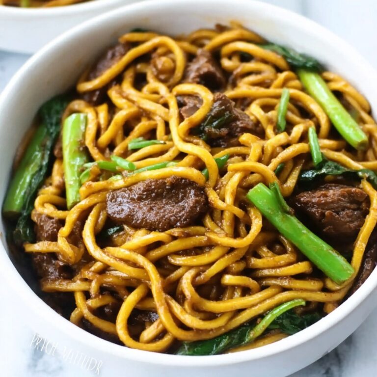 Black Pepper Beef Noodles Recipe