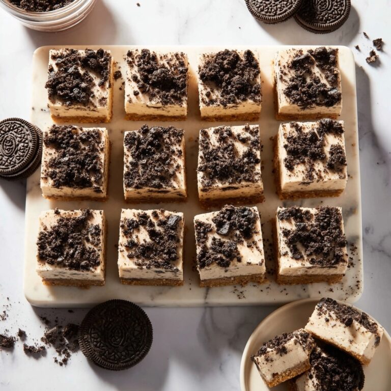 Chocolate Chip Cookie Oreo Cheesecake Bars Recipe