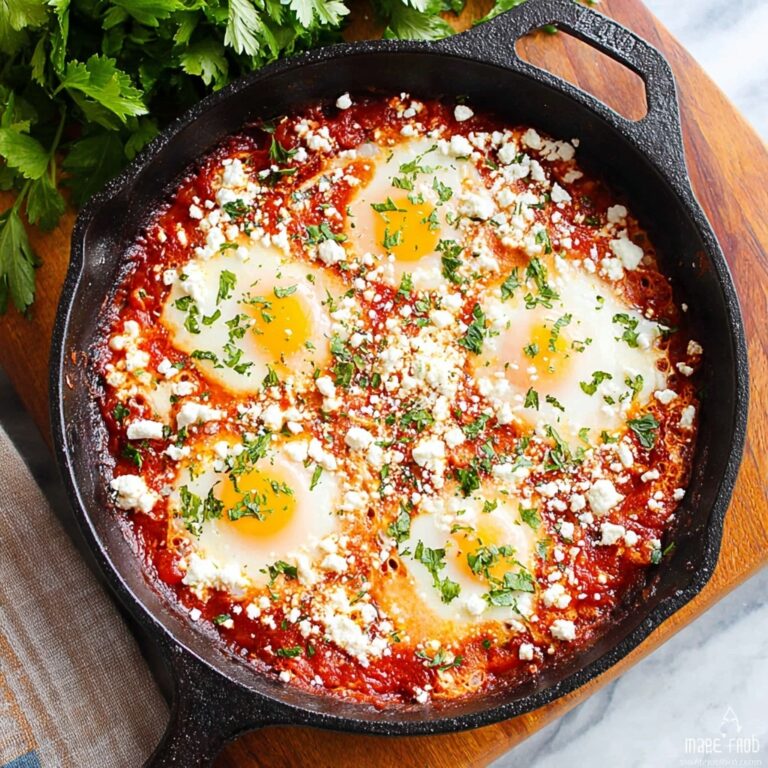Classic Shakshuka with Chickpeas and Feta Recipe