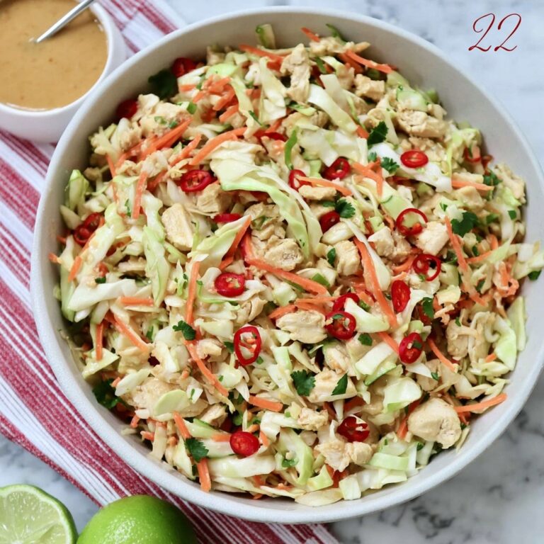 Thai Peanut Chicken Salad Recipe