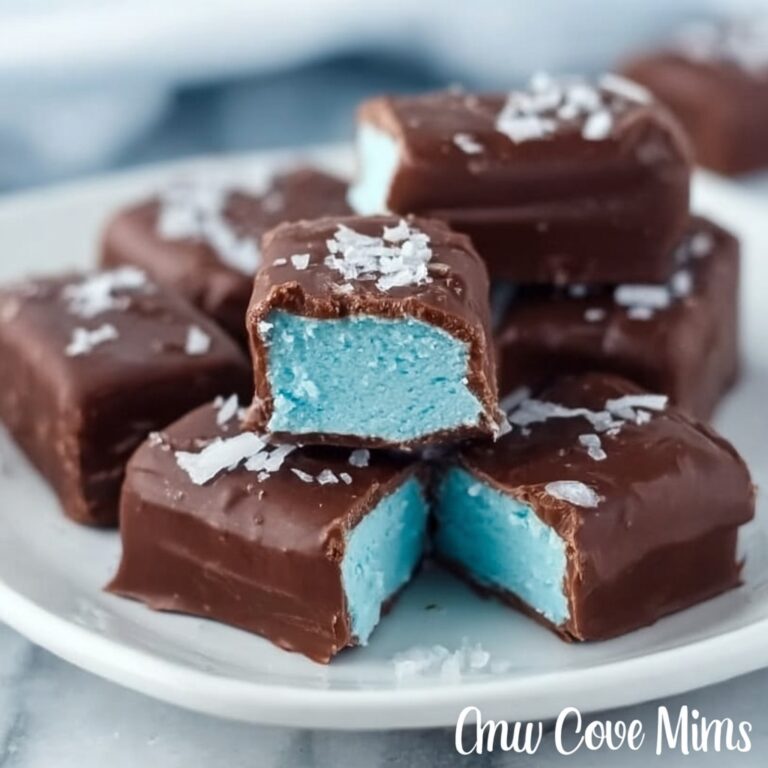 Blue Spirulina Bounty Bars Recipe