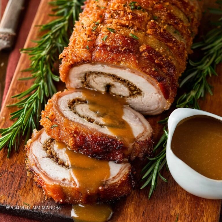 Porchetta with Crispy Skin and Fennel-Rosemary Rub Recipe