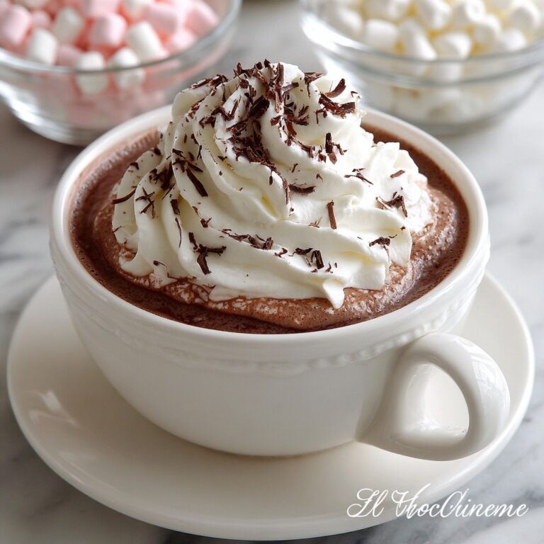 Rich Homemade Hot Chocolate Recipe
