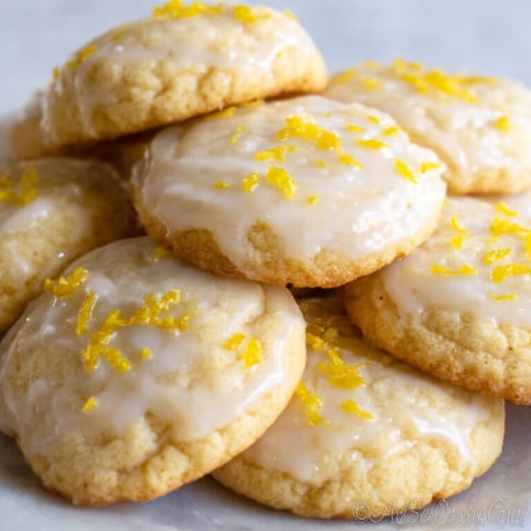 Cookies with Limoncello Glaze Recipe