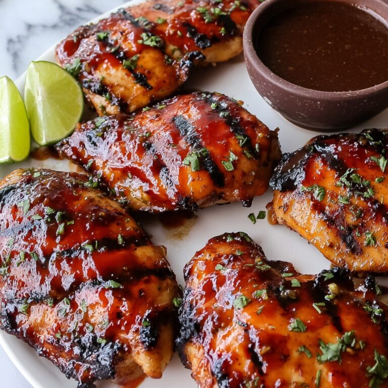 Grilled Thai Chicken with Sweet Chili and Lime Recipe