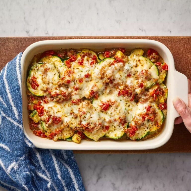 Mediterranean Chicken Zucchini Bake Recipe