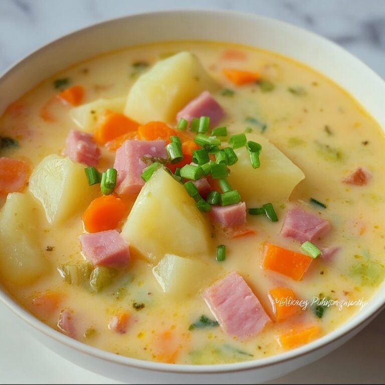 Yukon Gold Potato and Ham Soup Recipe