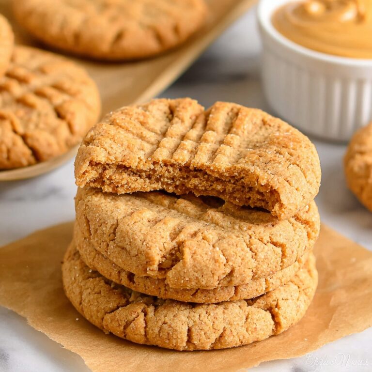 3 Ingredient Peanut Butter Cookies Recipe