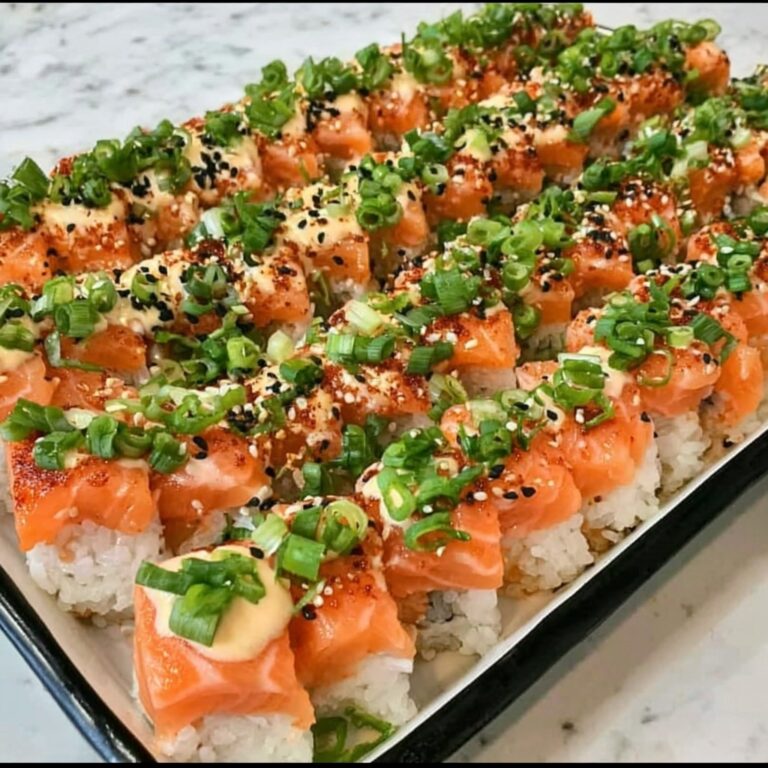 Spicy Salmon Sushi Bake Recipe