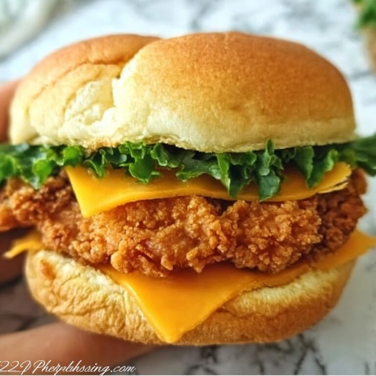 Spicy Crispy Chicken Burger Recipe
