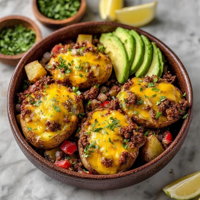 Loaded Fiesta Potato Bowls: Crispy, Cheesy, and Full of Flavor Recipe