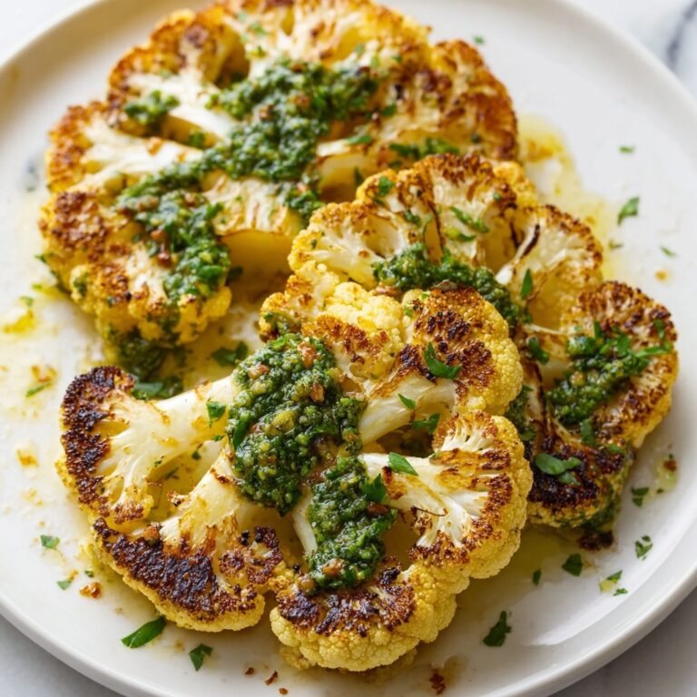 Roasted Cauliflower Steaks Recipe