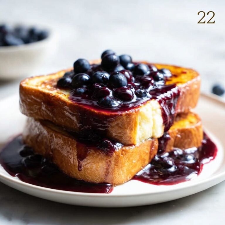 Blueberry Stuffed French Toast Recipe