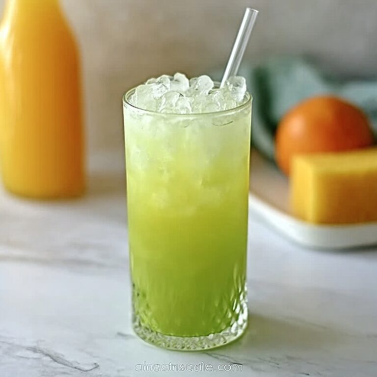 Pineapple Matcha Drink Recipe