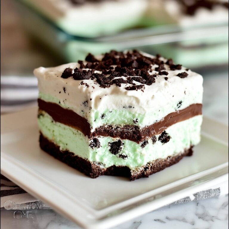 Mint Ice Cream Sandwich Cake Recipe