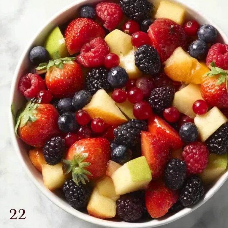 Fall Fruit Salad with Orange, Berries, and Pecans Recipe