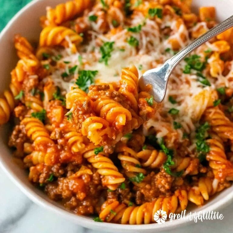 Ground Beef Pasta Bake with Cheddar and Mozzarella Recipe