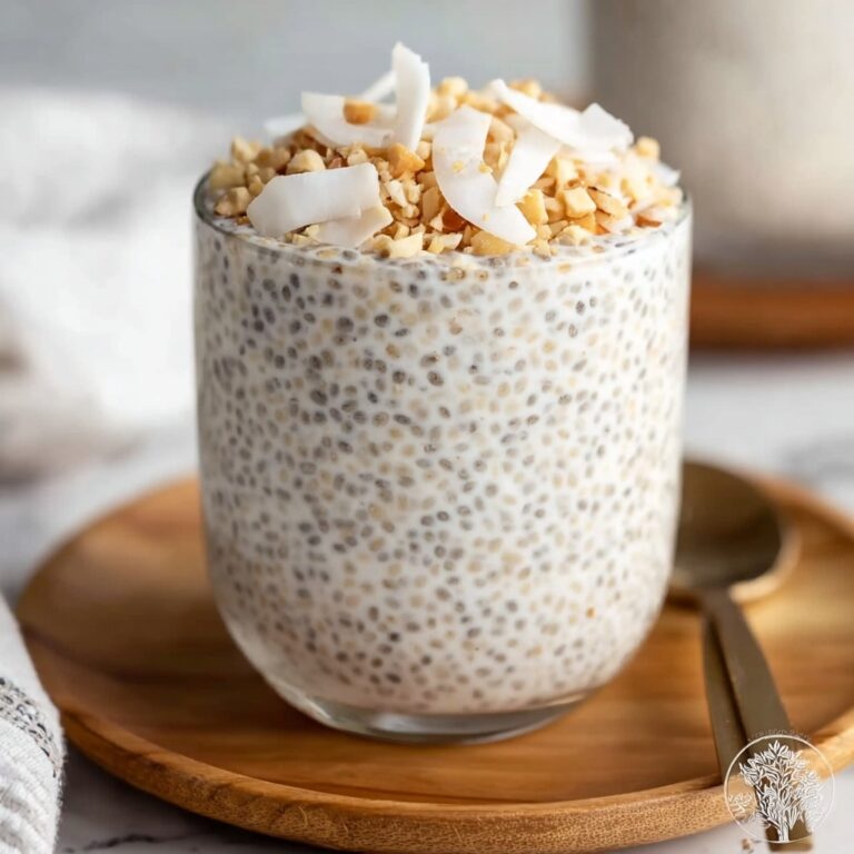 Creamy Coconut Chia Oats Pudding Recipe