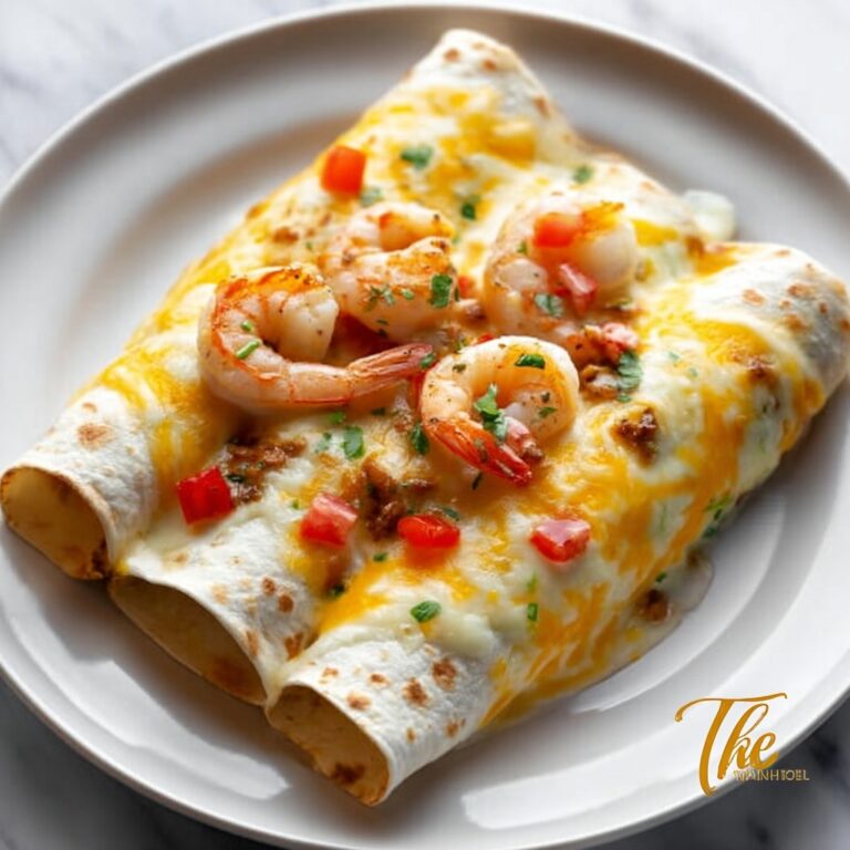 Creamy Shrimp Enchiladas with Cheese and Cilantro Recipe