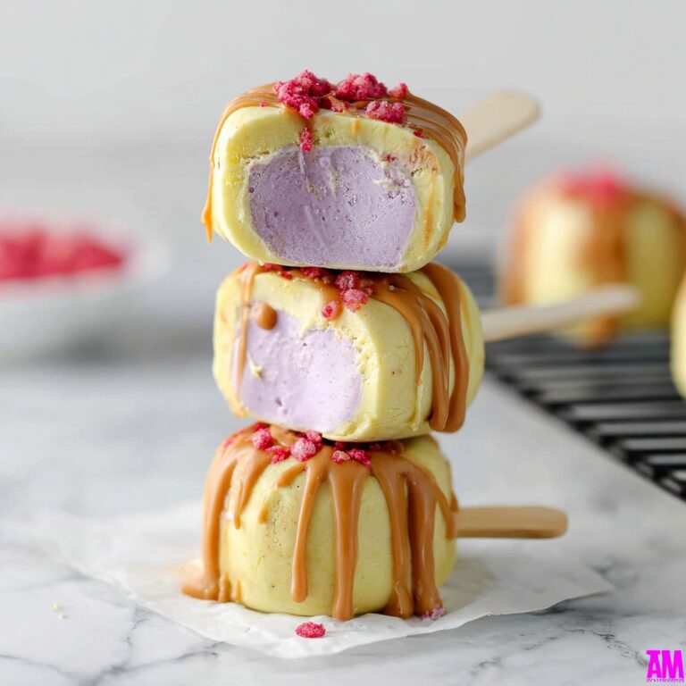 Vegan Raspberry Almond Magnum Ice Creams Recipe