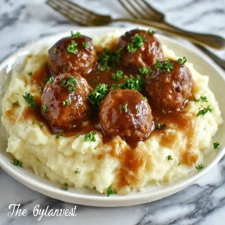 Slow Cooker Salisbury Steak Meatballs Recipe