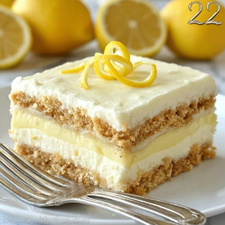 Lemon Icebox Cake Recipe