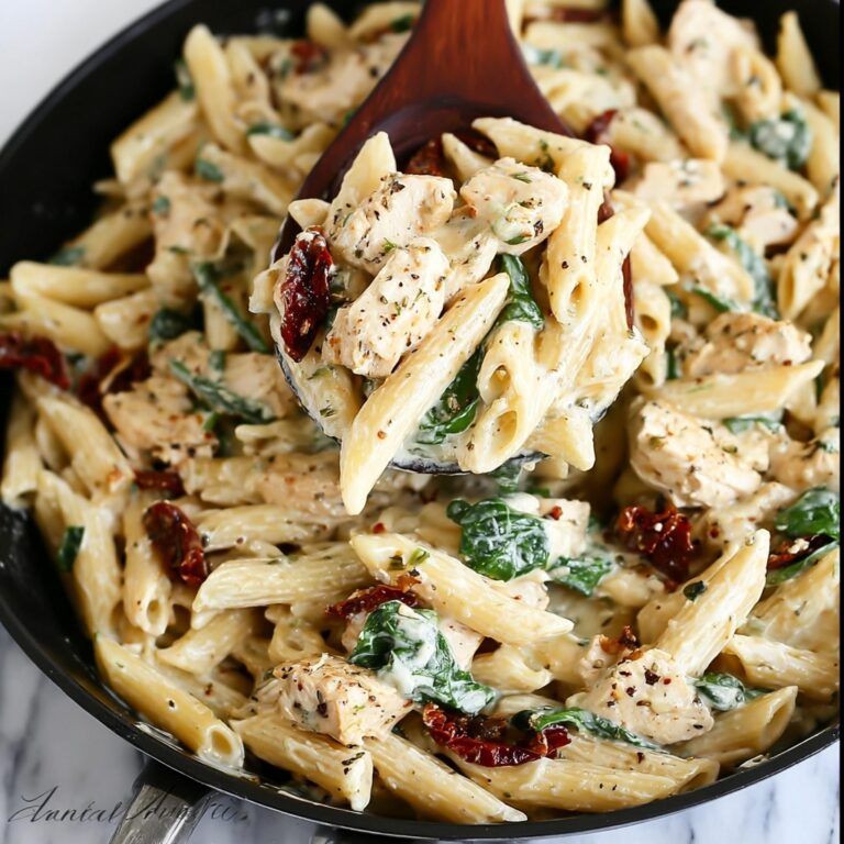 Tuscan Garlic Chicken Pasta Recipe