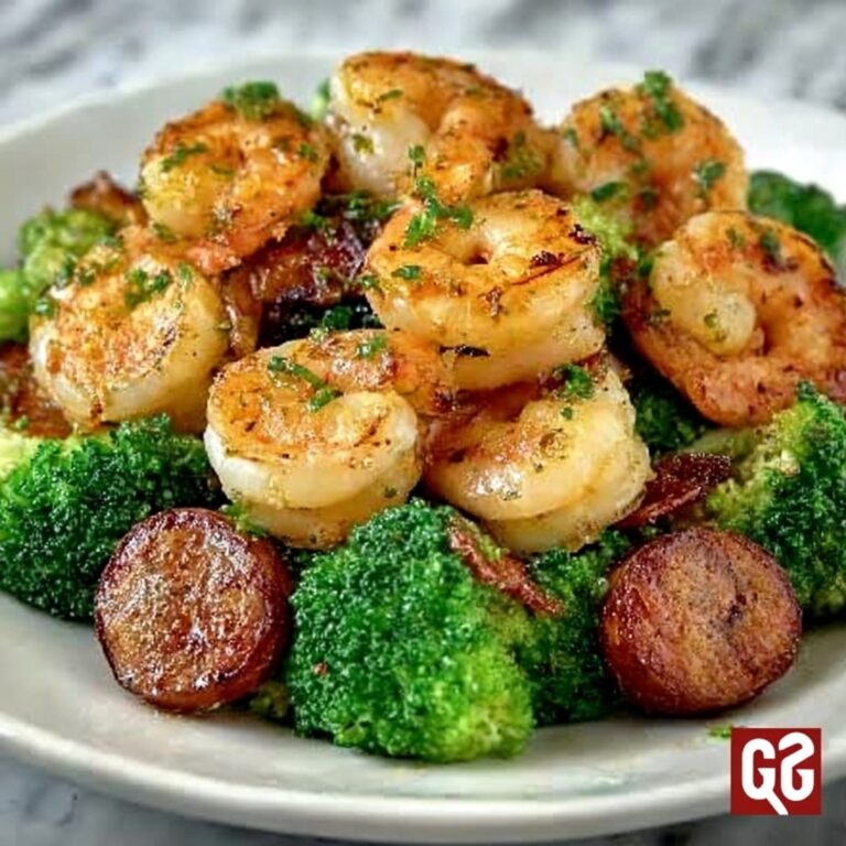 Honey Garlic Shrimp, Sausage & Broccoli Stir-Fry Recipe