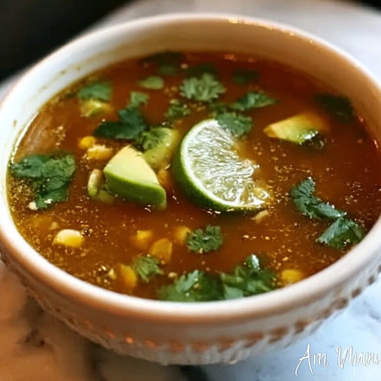 Flavorful Salsa Verde Tortilla Soup Recipe