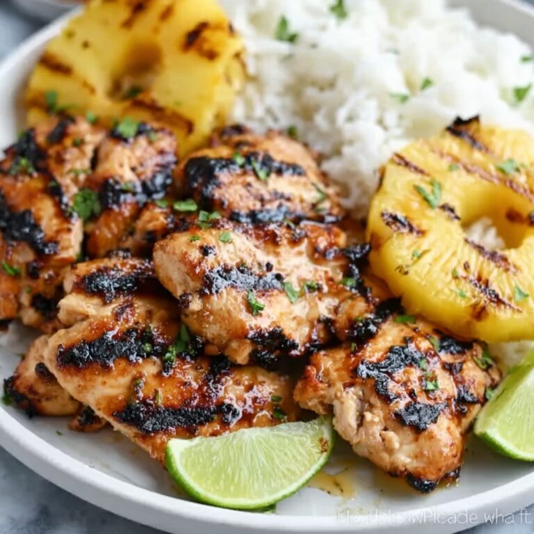 Grilled Aloha Chicken and Pineapple Recipe