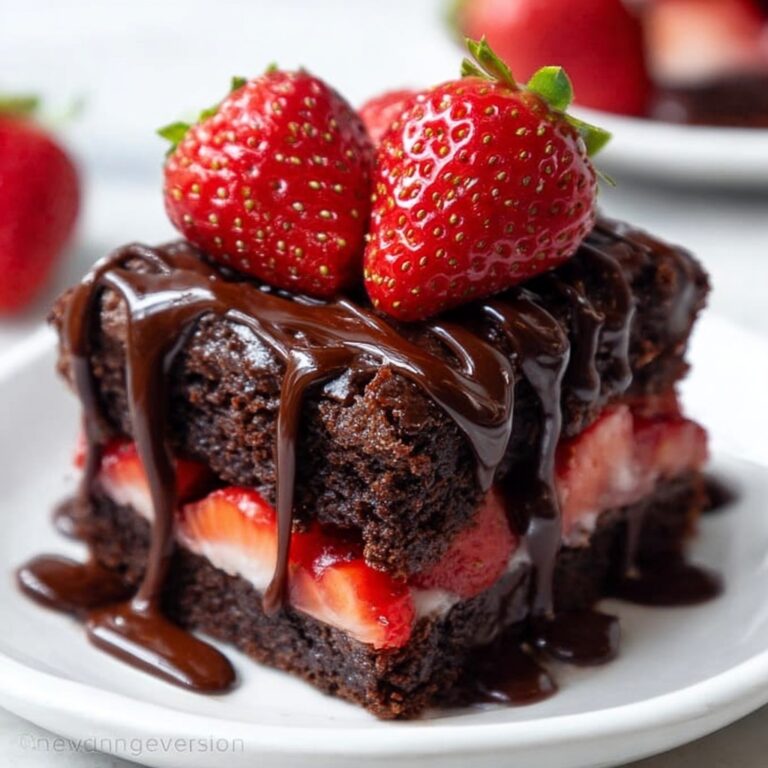 Chocolate Covered Strawberry Brownies: A Decadent Dessert Recipe