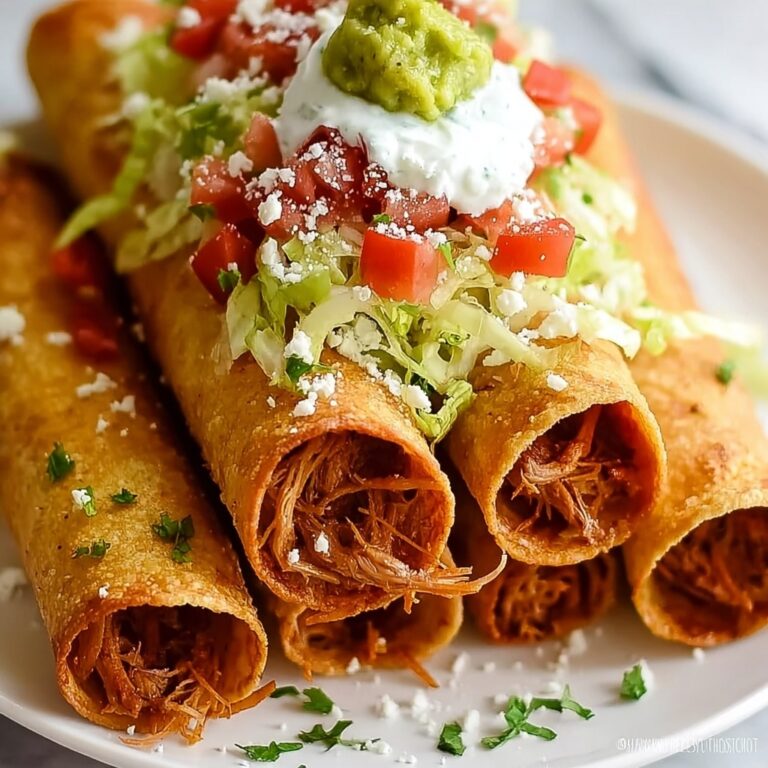 Crispy Chicken Taquitos Recipe