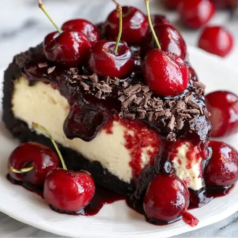 No-Bake Black Forest Berry Cheesecake Recipe
